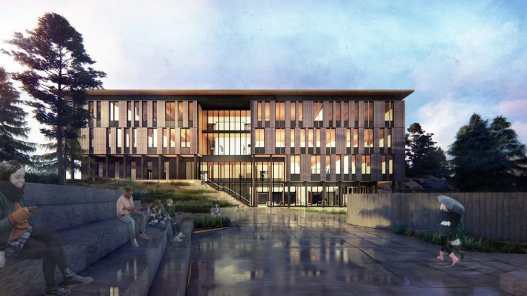 Mass timber and net zero design for higher education and lab buildings