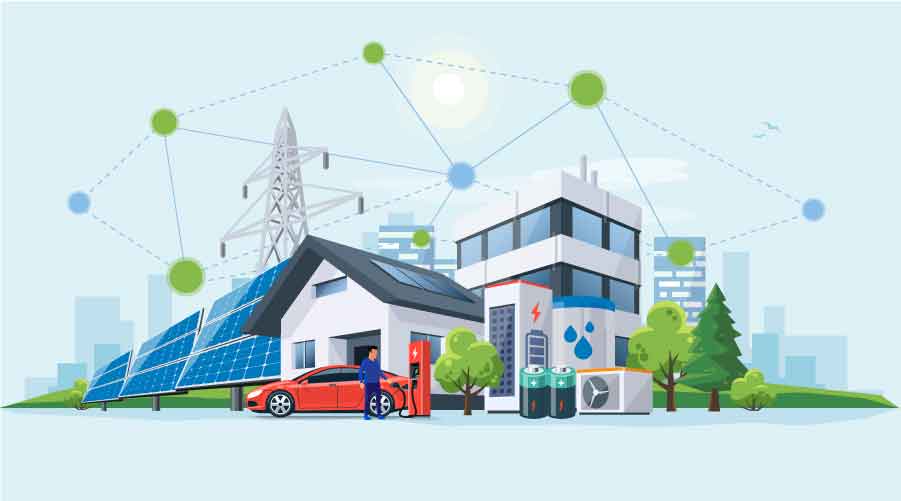 Smart Renewable Energy Power Grid System