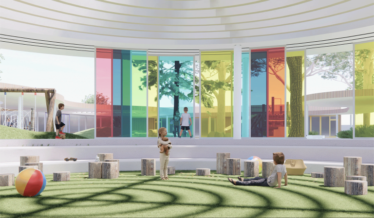 Designing an inspiring, net zero early childhood learning center