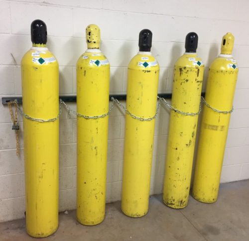 Figure 4: Interior storage only for medical air. Courtesy: Dewberry