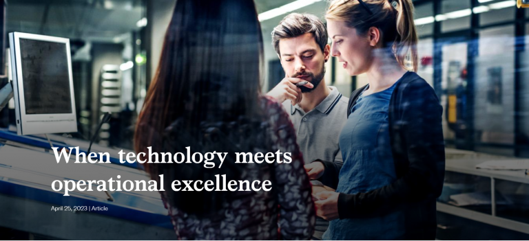 When technology meets operational excellence
