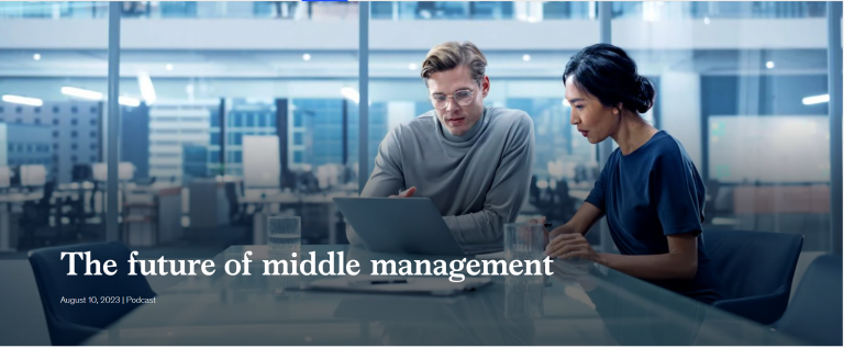 The future of middle management
