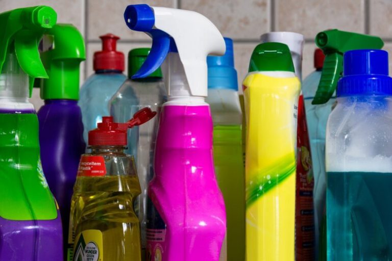 Store your cleaning supplies safely