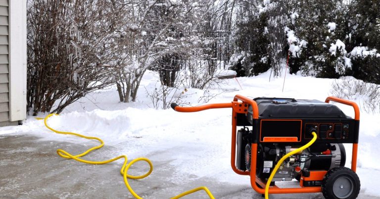 Use your winter generator safely