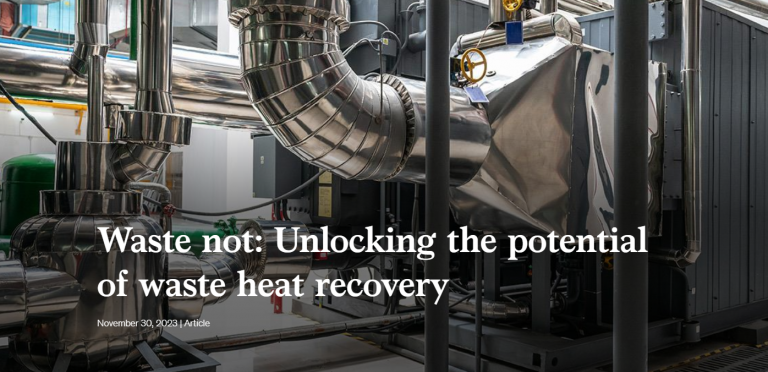 Waste not: Unlocking the potential of waste heat recovery