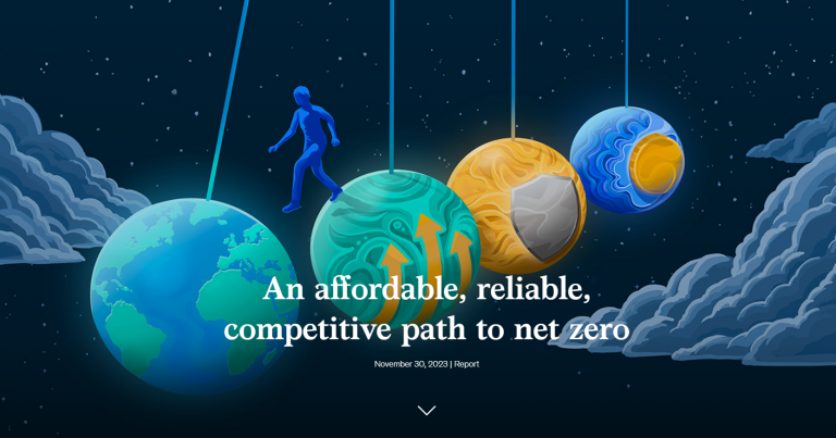 An affordable, reliable, competitive path to net zero