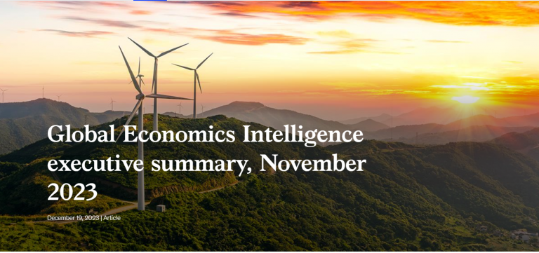 Global Economics Intelligence executive summary, November 2023