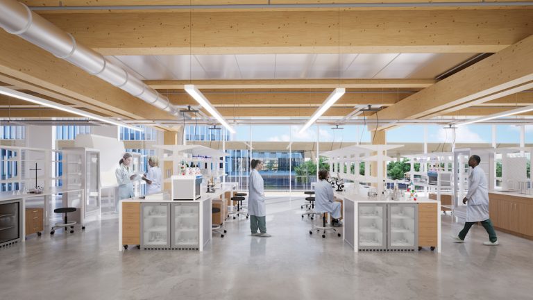 5 ways mass timber will reshape the design of life sciences facilities