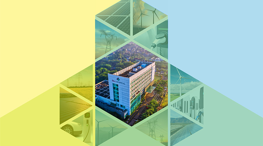 vector image of buildings