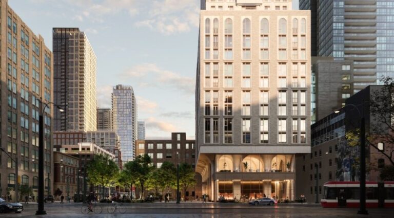 Masonry distinguishes 101 Spadina