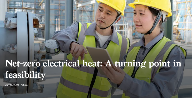 Net-zero electrical heat: A turning point in feasibility