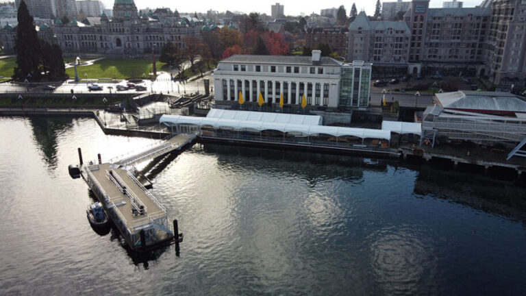 New Victoria ferry terminal hits milestone