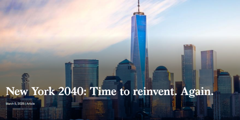 New York 2040: Time to reinvent. Again.