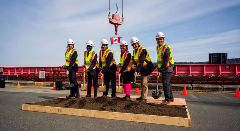 Duke Point Terminal expansion breaks ground
